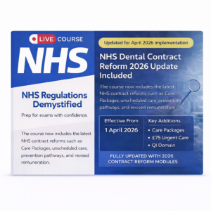 NHS Dental Regulations Course